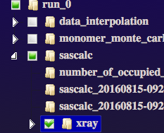 Selecting the sascalc folder in the file browser